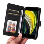 For iPhone 6 / 6s / 7 / 8 4.7 inch / SE (2022) / SE (2020) Magnetic Case BETOPNICE Detachable PU Leather Phone Cover with Strap