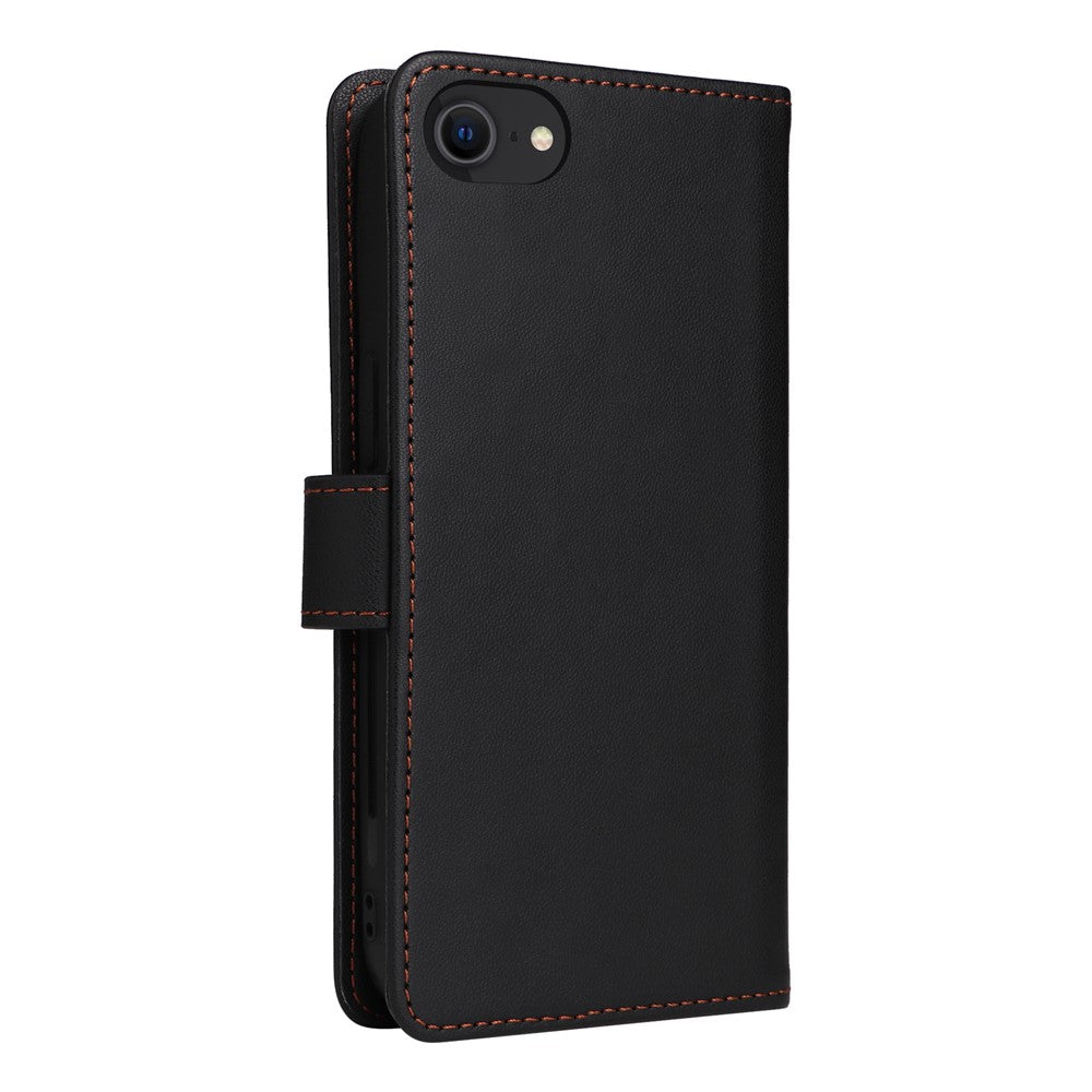 For iPhone 6 / 6s / 7 / 8 4.7 inch / SE (2022) / SE (2020) Magnetic Case BETOPNICE Detachable PU Leather Phone Cover with Strap