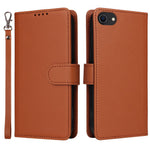For iPhone 6 / 6s / 7 / 8 4.7 inch / SE (2022) / SE (2020) Magnetic Case BETOPNICE Detachable PU Leather Phone Cover with Strap