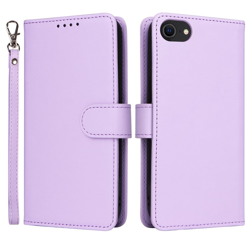 For iPhone 6 / 6s / 7 / 8 4.7 inch / SE (2022) / SE (2020) Magnetic Case BETOPNICE Detachable PU Leather Phone Cover with Strap