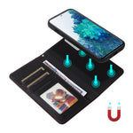 For Samsung Galaxy S20 FE 5G / S20 FE / S20 FE 2022 / S20 Lite Magnetic Case BETOPNICE Detachable PU Leather Phone Cover with Strap