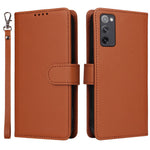 For Samsung Galaxy S20 FE 5G / S20 FE / S20 FE 2022 / S20 Lite Magnetic Case BETOPNICE Detachable PU Leather Phone Cover with Strap