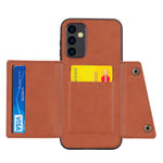 Til Samsung Galaxy A35 5G mobiltelefoncover PU-læderbelagt TPU-cover med kortpladser
