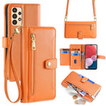 For Samsung Galaxy A13 4G Magnetic Phone Case Anti-drop Leather 6 Card Holders Cover
