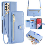 For Samsung Galaxy A13 4G Magnetic Phone Case Anti-drop Leather 6 Card Holders Cover