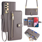 For Samsung Galaxy A13 4G Magnetic Phone Case Anti-drop Leather 6 Card Holders Cover