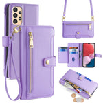 For Samsung Galaxy A13 4G Magnetic Phone Case Anti-drop Leather 6 Card Holders Cover