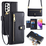 Til Samsung Galaxy A73 5G Magnetisk Etui 6 Kortlommer Standtelefoncover