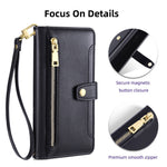 Til Samsung Galaxy A73 5G Magnetisk Etui 6 Kortlommer Standtelefoncover