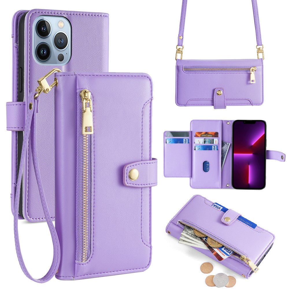 For iPhone 13 Pro Max 6.7 inch Cell Phone Case 6 Card Holders Magnetic Cover