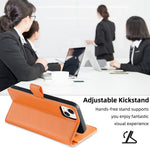 For Samsung Galaxy S23+ Wallet Case 6 Card Holders Crossbody Phone Guard Cover