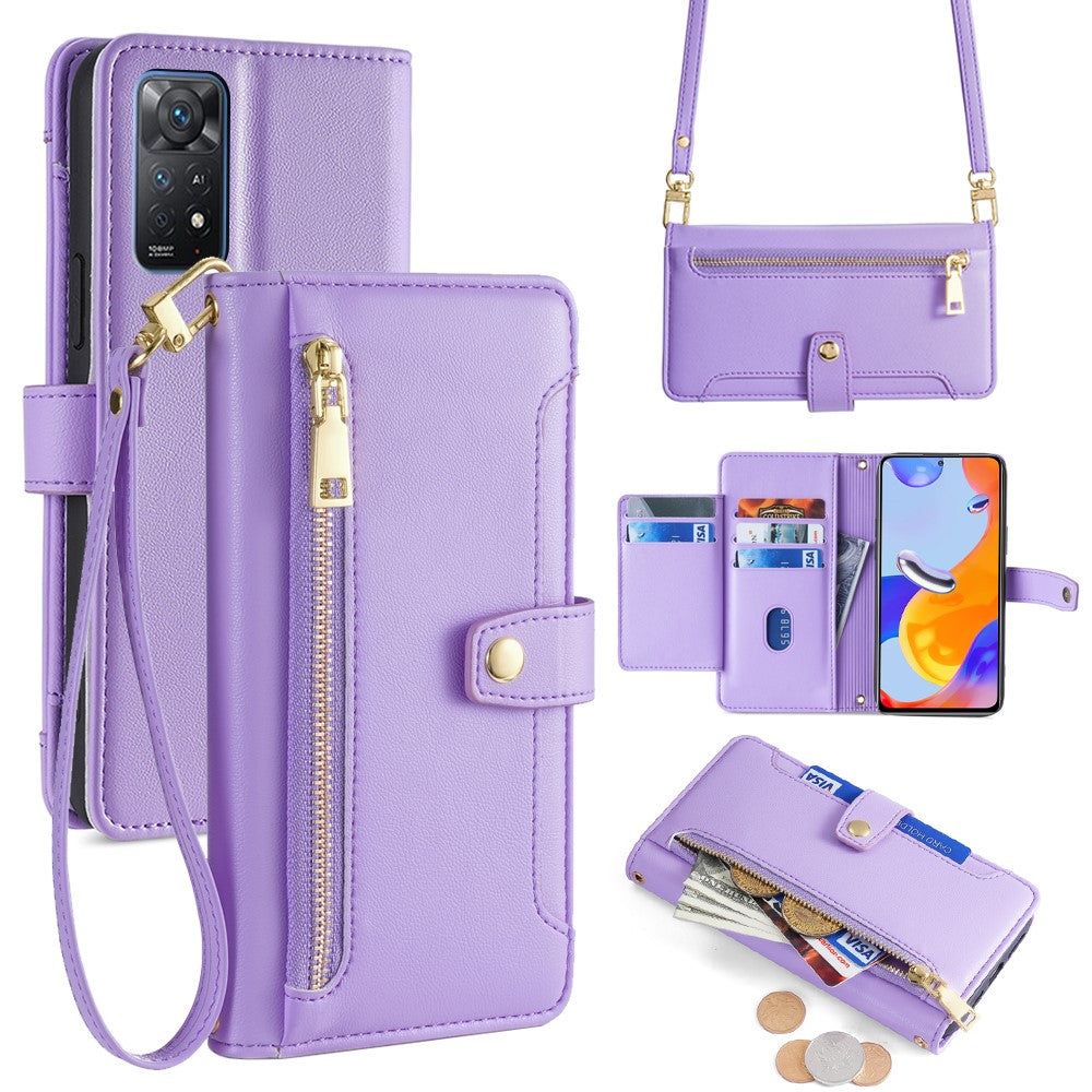 For Xiaomi Redmi Note 11 Pro 4G (Mediatek) / Note 11 Pro 5G (Qualcomm) / Note 12 Pro 4G Case PU Leather Phone Cover