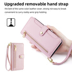 For Xiaomi Redmi Note 11 Pro / Note 11 Pro+ 5G Leather Case Zipper Pocket Crossbody Phone Cover