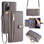 For Xiaomi Redmi Note 11 Pro / Note 11 Pro+ 5G Leather Case Zipper Pocket Crossbody Phone Cover