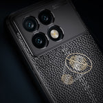 For Xiaomi Redmi K70E 5G / Poco X6 Pro 5G Case Anti-drop TPU Litchi Texture Cell Phone Cover