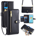 For Oppo A54 4G Wallet Case Leather Phone Bag with Multiple Card Slots