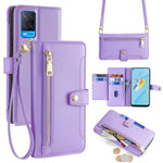 For Oppo A54 4G Wallet Case Leather Phone Bag with Multiple Card Slots