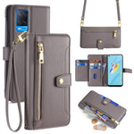 For Oppo A54 4G Wallet Case Leather Phone Bag with Multiple Card Slots