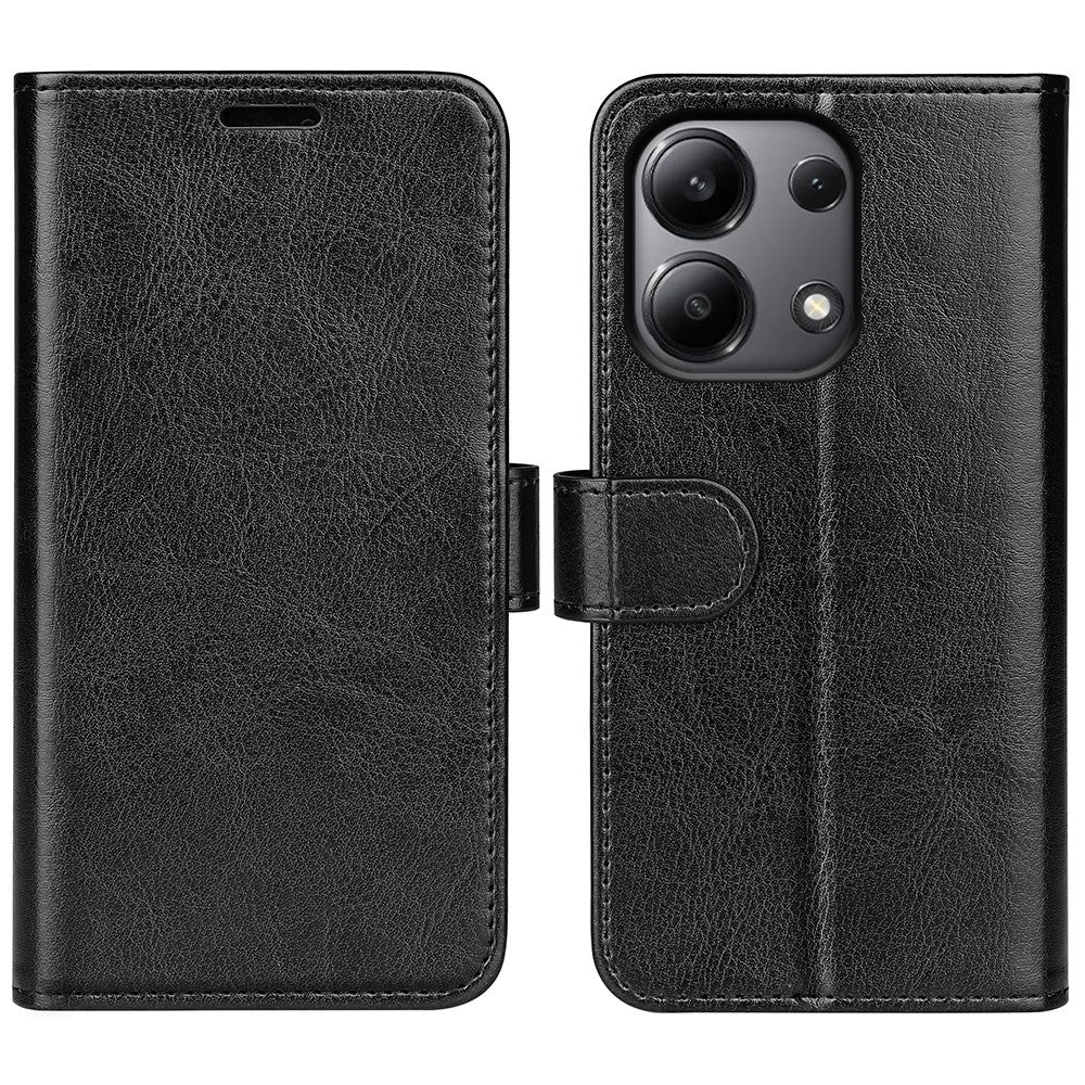 For Xiaomi Redmi Note 13 4G Case Crazy Horse Texture Leather Phone Cover