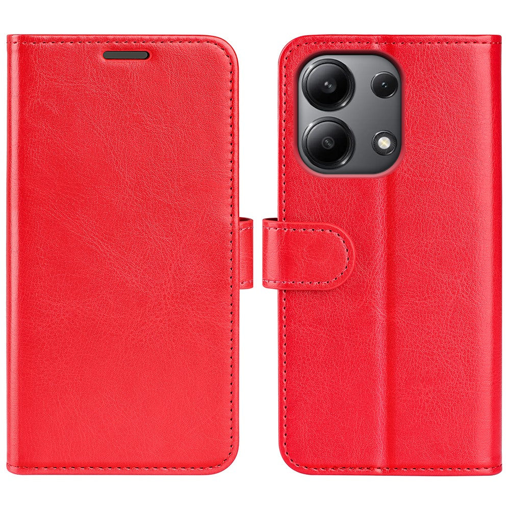 For Xiaomi Redmi Note 13 4G Case Crazy Horse Texture Leather Phone Cover