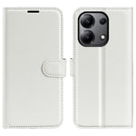 For Xiaomi Redmi Note 13 4G Phone Case Wallet Litchi Texture Leather Flip Cover