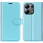 For Xiaomi Redmi Note 13 4G Phone Case Wallet Litchi Texture Leather Flip Cover
