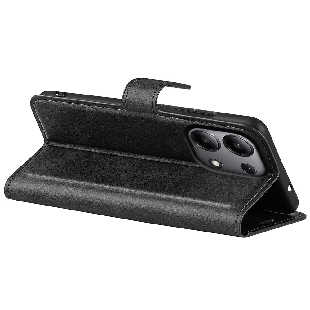 For Xiaomi Redmi Note 13 4G Leather Wallet Case Flip Phone Cover Magnetic Clasp