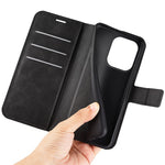 For Xiaomi Redmi Note 13 4G Leather Wallet Case Flip Phone Cover Magnetic Clasp
