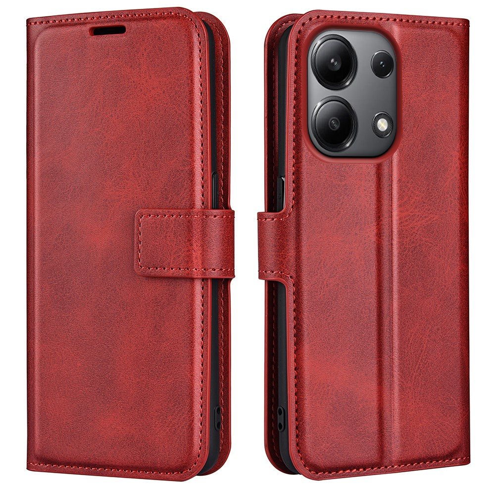For Xiaomi Redmi Note 13 4G Leather Wallet Case Flip Phone Cover Magnetic Clasp
