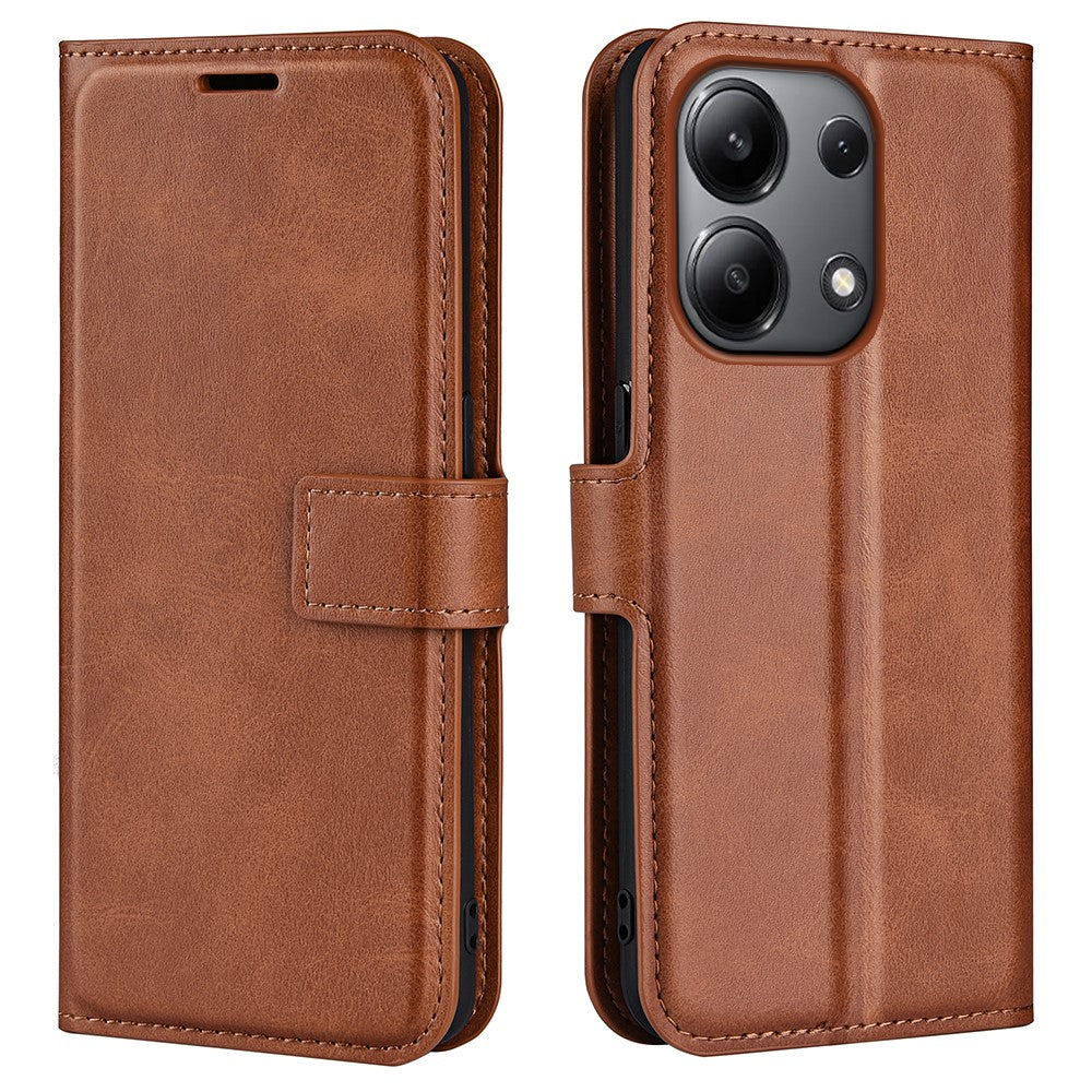 For Xiaomi Redmi Note 13 4G Leather Wallet Case Flip Phone Cover Magnetic Clasp