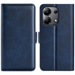 For Xiaomi Redmi Note 13 4G Cell Phone Case Dual Magnetic Clasp Leather Protective Cover