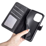 For Xiaomi Redmi Note 13 4G Case Leather Wallet Phone Cover Color Splicing