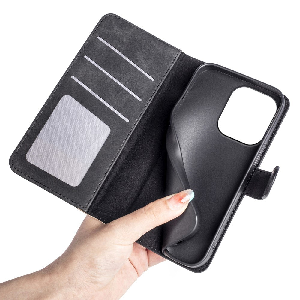 For Xiaomi Redmi Note 13 4G Case Leather Wallet Phone Cover Color Splicing