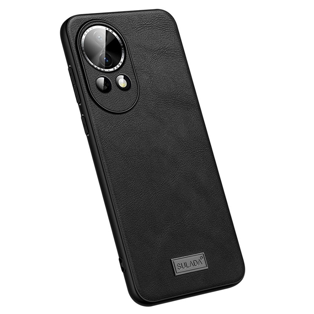 SULADA For Huawei nova 12 Pro 5G / nova 12 Ultra 5G Cell Phone Cover PU Leather Coated TPU+PC Shockproof Case