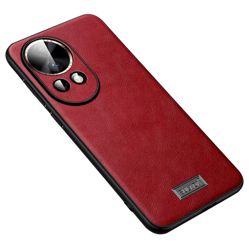 SULADA For Huawei nova 12 Pro 5G / nova 12 Ultra 5G Cell Phone Cover PU Leather Coated TPU+PC Shockproof Case
