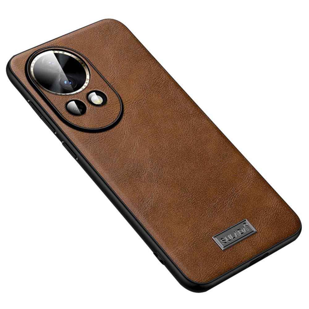 SULADA For Huawei nova 12 Pro 5G / nova 12 Ultra 5G Cell Phone Cover PU Leather Coated TPU+PC Shockproof Case