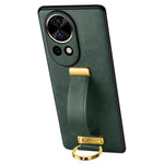 SULADA Fashion Series för Huawei Nova 12 5G mobilskal Stativskydd Infällbart Handrem