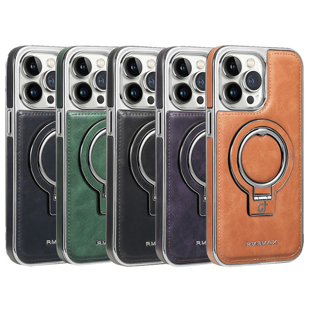 RMBMAX For iPhone 12 Pro 6.1 inch Kickstand Case Shockproof Phone Shell Compatible with MagSafe