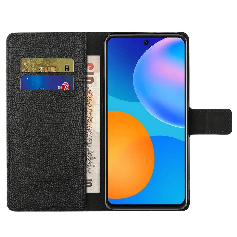 For Xiaomi Redmi Note 13 5G Leather Case Litchi Texture Phone Cover with Wallet