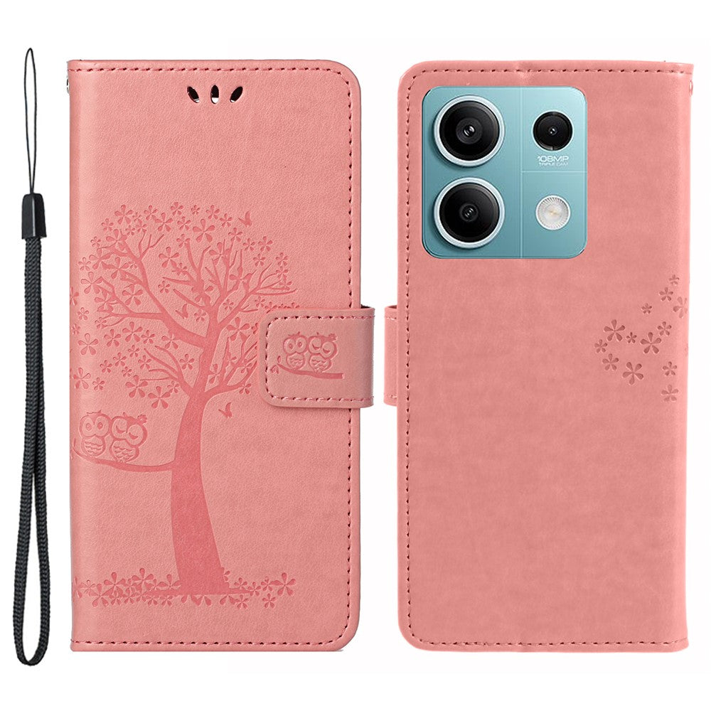 Xiaomi Redmi Note 13 5G mobilmobilfodral med tryckt läderfodral