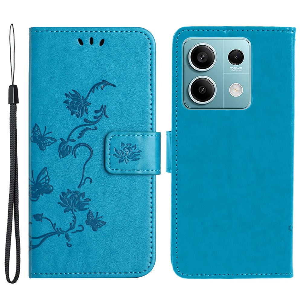 For Xiaomi Redmi Note 13 5G Imprinted Wallet Case Leather Phone Cover