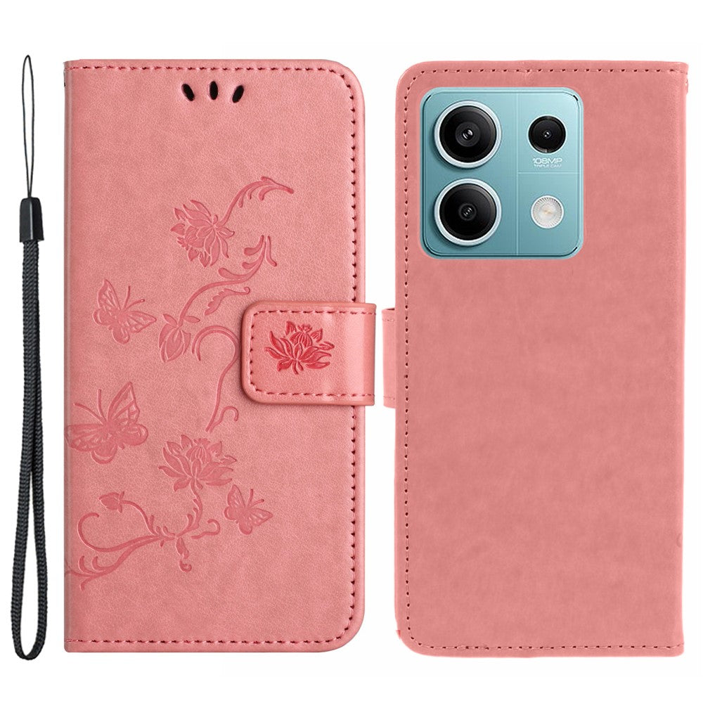 For Xiaomi Redmi Note 13 5G Imprinted Wallet Case Leather Phone Cover