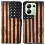 For Xiaomi Redmi Note 13 4G Case Wallet PU Leather Pattern Printing Phone Cover