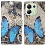 For Xiaomi Redmi Note 13 4G Case Wallet PU Leather Pattern Printing Phone Cover