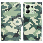 For Xiaomi Redmi Note 13 4G Wallet Flip Cover PU Leather Pattern Phone Case Cross Texture