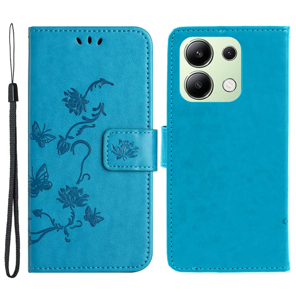 Xiaomi Redmi Note 13 4G mobilmobilskal fallskyddande tryckt plånboksfodral