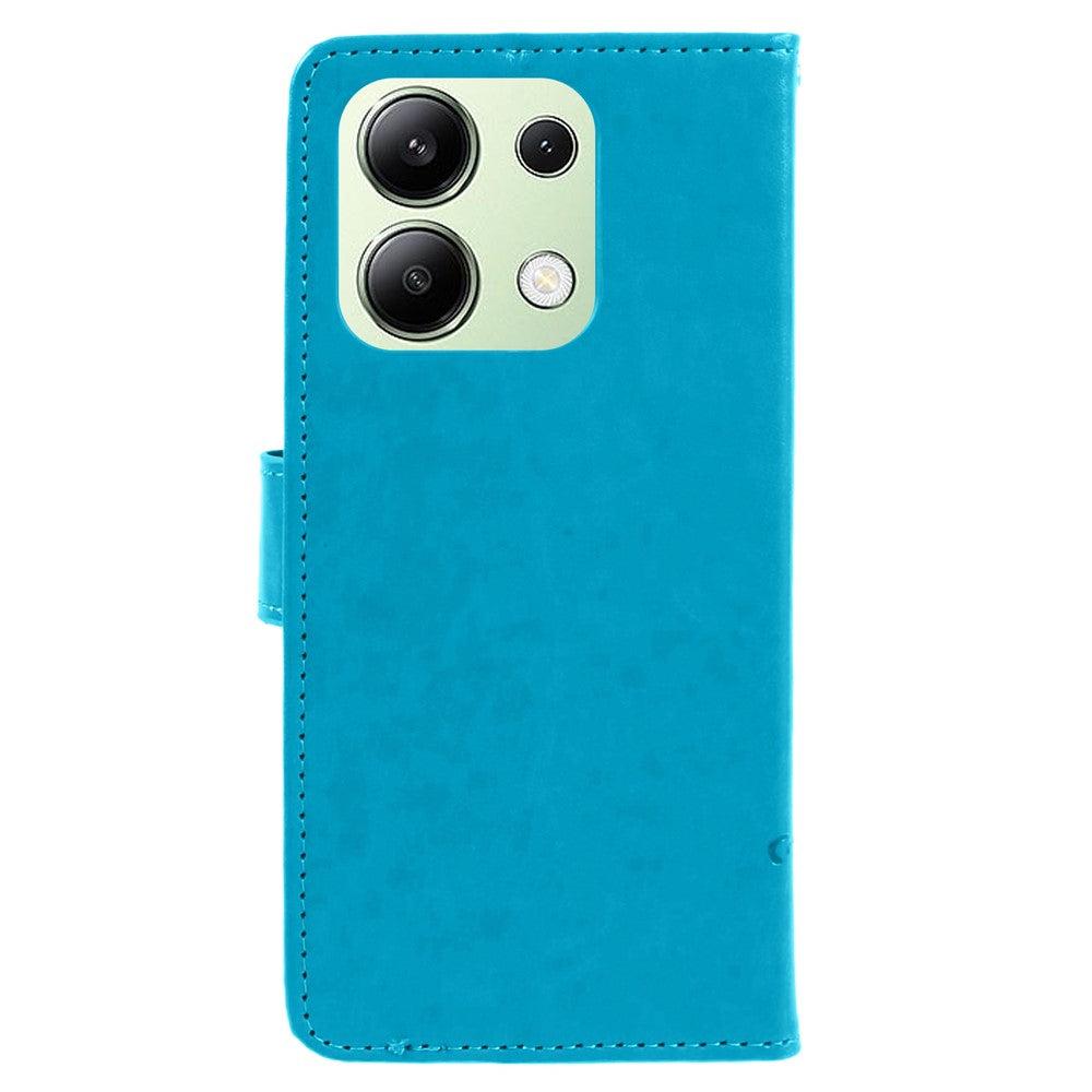 Xiaomi Redmi Note 13 4G mobilmobilskal fallskyddande tryckt plånboksfodral
