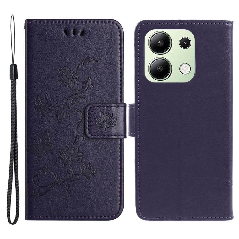 Xiaomi Redmi Note 13 4G mobilmobilskal fallskyddande tryckt plånboksfodral
