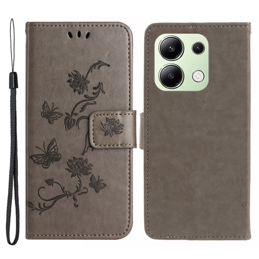For Xiaomi Redmi Note 13 4G Cell Phone Case Drop Resistant Imprinted Wallet Stand Cover