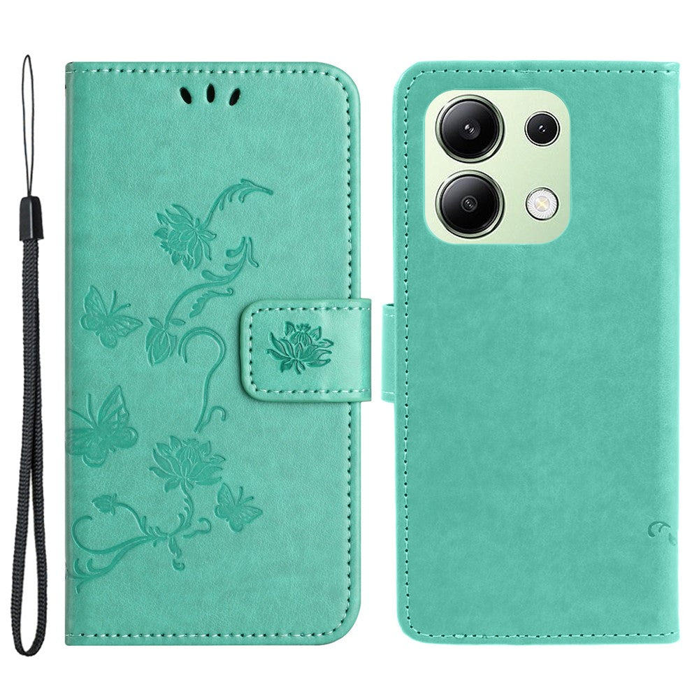 Xiaomi Redmi Note 13 4G mobilmobilskal fallskyddande tryckt plånboksfodral